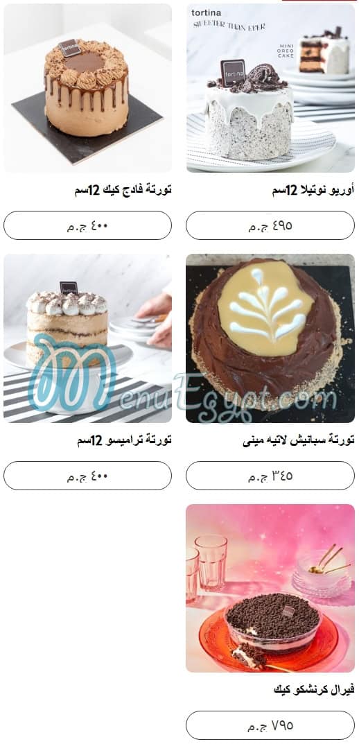 Tortina menu 8